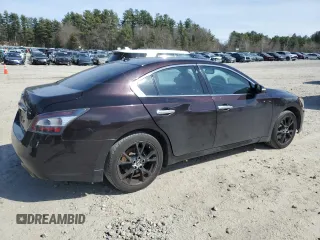 2014 Nissan Maxima S with VIN 1N4AA5AP0EC484709, listed as a Copart auction lot 50284655 with 120,795 mi miles and Clean Title. Bid and sale history available at DreamBid. Image 3.