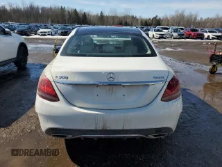 2019 Mercedes-Benz C 300 with VIN 55SWF8EB6KU299367, listed as a Copart auction lot 48035185 with 49,589 mi miles and Salvage Title. Bid and sale history available at carsss.com. Image 6.