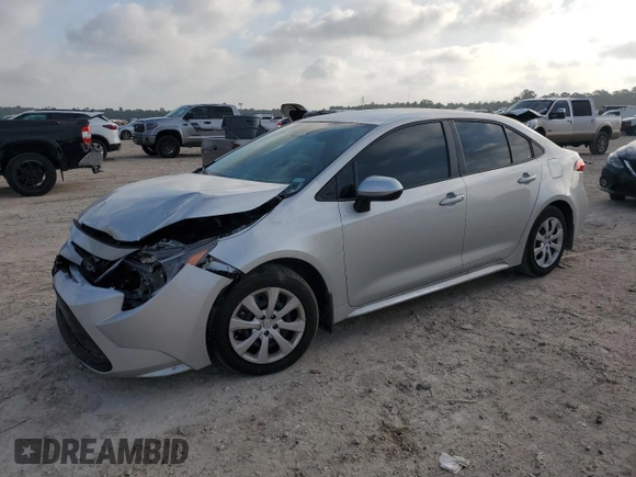 2025 Toyota Corolla LE z VIN 5YFB4MDE6SP251043, wystawiony jako Copart lot #56819775 z przebiegiem 2 376 mil mil oraz Szkoda całkowita • Salvage title. Historia ofert i sprzedaży dostępna na DreamBid. Obrazek 1.