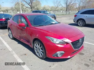 2014 Mazda 3 S Grand Touring with VIN JM1BM1W32E1107542, listed as a IAAI auction lot 42070484 with 132,395 mi miles and . Bid and sale history available at DreamBid. Image 1.
