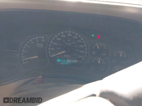 2001 Chevrolet Tahoe LT with VIN 1GNEK13T91J286994, listed as a IAAI auction lot 41416029 with 203,341 mi miles. Bid and sale history available at carsss.com. Image 7.