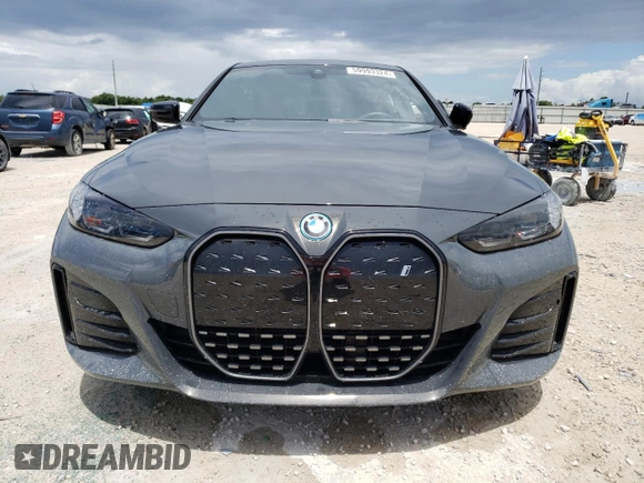2023 BMW i4 eDrive40 with VIN WBY73AW00PFN90032, listed as a Copart auction lot 59993324 with 15,913 mi miles and Non Repairable. Bid and sale history available at carsss.com. Image 5.