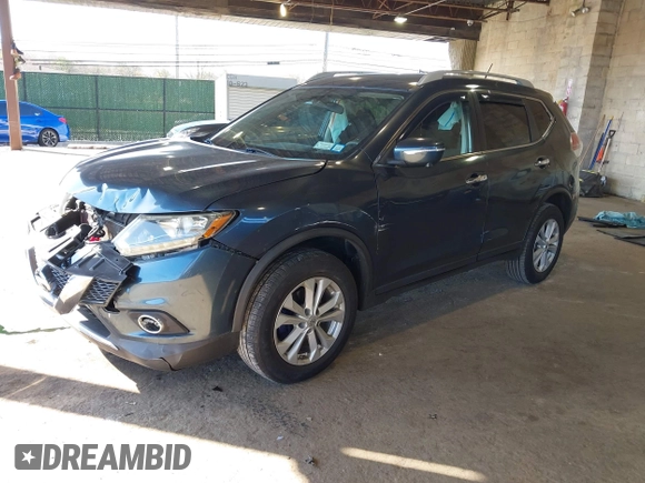 2014 Nissan Rogue SL with VIN 5N1AT2MV9EC865113, listed as a IAAI auction lot 41996058 with 89,579 mi miles and . Bid and sale history available at DreamBid. Image 17.