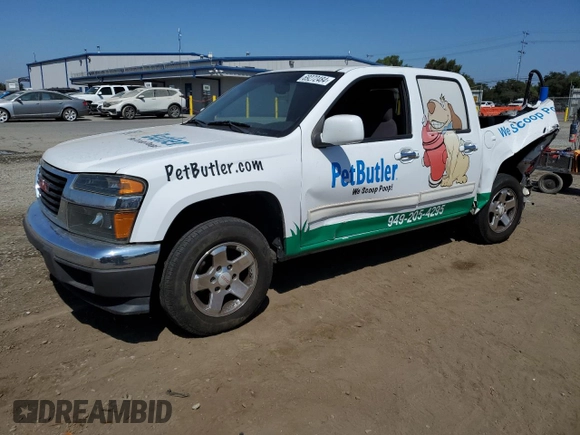 2012 GMC Canyon SLE1 with VIN 1GTD5MFE7C8107808, listed as a Copart auction lot 69272484 with 208,625 mi miles and Salvage Title. Bid and sale history available at carsss.com. Image 1.