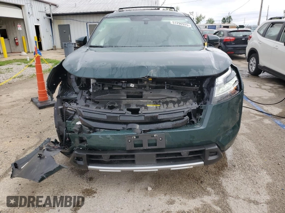 2024 Nissan Pathfinder SL z VIN 5N1DR3CD0RC263099, wystawiony jako Copart lot #57290925 z przebiegiem 25 113 mil mil oraz Szkoda całkowita • Salvage title. Historia ofert i sprzedaży dostępna na DreamBid. Obrazek 5.