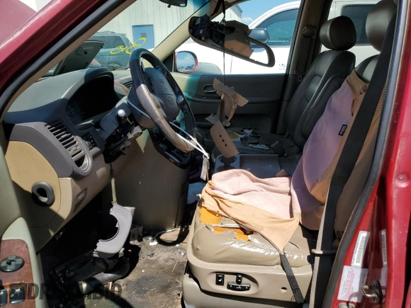 2003 Kia Sedona LX with VIN KNDUP131X36347280, listed as a Copart auction lot 66036964 with 0 mi miles and Salvage Title. Bid and sale history available at carsss.com. Image 7.