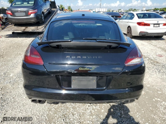 2011 Porsche Panamera Turbo with VIN WP0AC2A76BL090730, listed as a Copart auction lot 71494254 with 117,743 mi miles and Salvage Title. Bid and sale history available at carsss.com. Image 6.