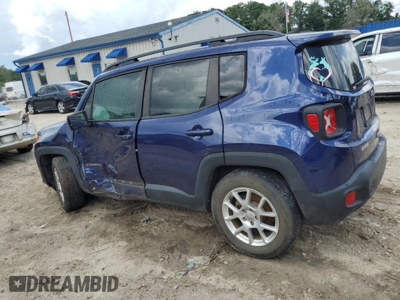 2019 Jeep Renegade Latitude with VIN ZACNJABB0KPK84392, listed as a Copart auction lot 61554635 with Not provided miles and Salvage title. Bid and sale history available at DreamBid. Image 2.