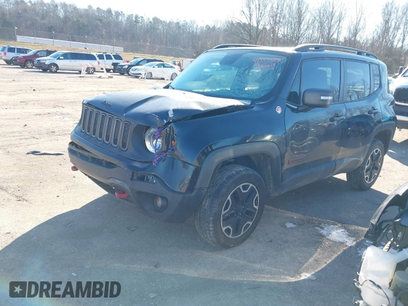 2017 Jeep Renegade Deserthawk с VIN ZACCJBCB5HPE46010, выставлен на аукционе IAAI как лот 41350075 с пробегом 126 623 миль миль и . История ставок и продаж доступна на DreamBid. Изображение 2.