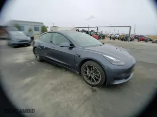 2021 Tesla Model 3 Standard Range Plus with VIN 5YJ3E1EA8MF982454, listed as a Copart auction lot 48209095 with 26,631 mi miles and Salvage Title. Bid and sale history available at carsss.com. Image 11.
