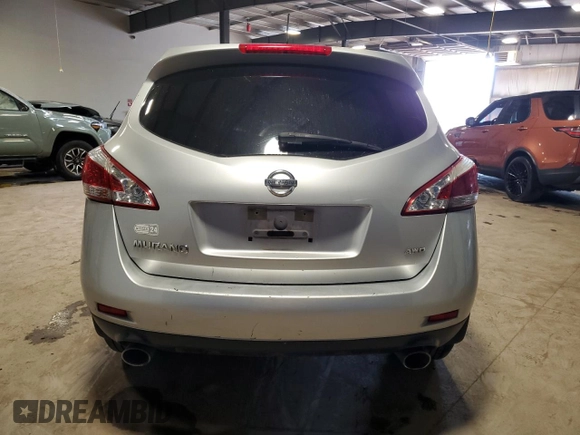 2013 Nissan Murano SV with VIN JN8AZ1MW3DW305983, listed as a Copart auction lot 53306955 with 108,646 mi miles and Salvage Title. Bid and sale history available at carsss.com. Image 6.