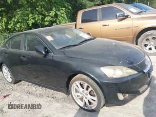 2007 Lexus IS 350 with VIN JTHBE262375015943, listed as a IAAI auction lot 42234181 with 135,023 mi miles and . Bid and sale history available at DreamBid. Image 1.