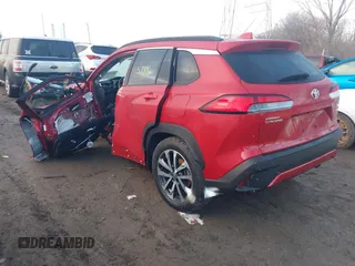 2023 Toyota Corolla Cross XLE with VIN 7MUDAABG0PV075695, listed as a IAAI auction lot 41170086 with 5,789 mi miles and . Bid and sale history available at DreamBid. Image 3.