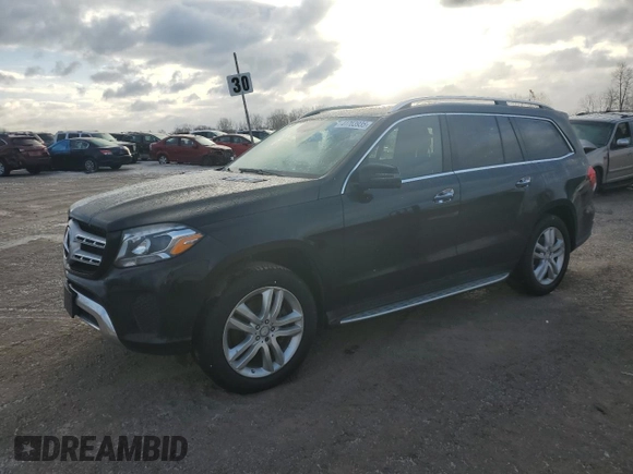 2017 Mercedes-Benz GLS 450 with VIN 4JGDF6EE4HA844518, listed as a Copart auction lot 41703935 with 126,310 mi miles and Clean title. Bid and sale history available at DreamBid. Image 1.