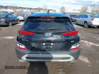 2023 Hyundai Kona SEL with VIN KM8K6CAB8PU041614, listed as a IAAI auction lot 41493717 with 1 mi miles. Bid and sale history available at carsss.com. Image 15.