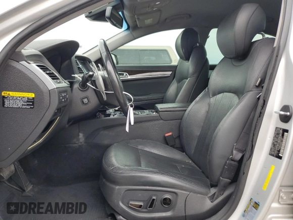 2017 Genesis G80 3.8L with VIN KMHGN4JE8HU209942, listed as a Copart auction lot 66025424 with 68,256 mi miles and Salvage Title. Bid and sale history available at DreamBid. Image 7.