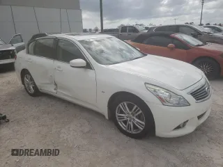 2015 Infiniti Q40 with VIN JN1CV6AP2FM501585, listed as a Copart auction lot 78748614 with 132,915 mi miles and Non Repairable. Bid and sale history available at carsss.com. Image 4.