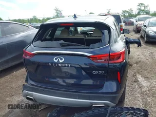 2020 Infiniti QX50 Luxe with VIN 3PCAJ5M34LF121980, listed as a IAAI auction lot 42274163 with 53,431 mi miles and . Bid and sale history available at DreamBid. Image 17.