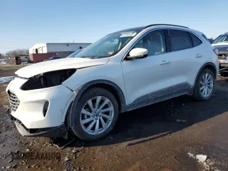 2021 Ford Escape Titanium Hybrid with VIN 1FMCU9DZ0MUA36540, listed as a Copart auction lot 42286485 with 46,908 mi miles and Salvage title. Bid and sale history available at DreamBid. Image 1.