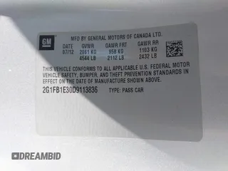2013 Chevrolet Camaro LT with VIN 2G1FB1E30D9113836, listed as a IAAI auction lot 42669445 with 184,687 mi miles and . Bid and sale history available at DreamBid. Image 9.