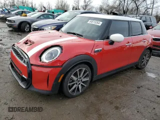 2023 MINI Hardtop 4 Door Cooper S with VIN WMW53DK09P2T91467, listed as a Copart auction lot 84815264 with 64,740 mi miles and Salvage title. Bid and sale history available at DreamBid. Image 1.