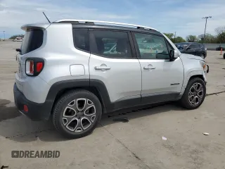 2015 Jeep Renegade Limited with VIN ZACCJADT0FPB57482, listed as a Copart auction lot 50270575 with 100,253 mi miles and Salvage Title. Bid and sale history available at DreamBid. Image 3.