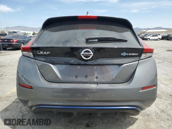 2022 Nissan LEAF S with VIN 1N4AZ1BV2NC556279, listed as a Copart auction lot 58526895 with 41,621 mi miles and Salvage title. Bid and sale history available at DreamBid. Image 6.