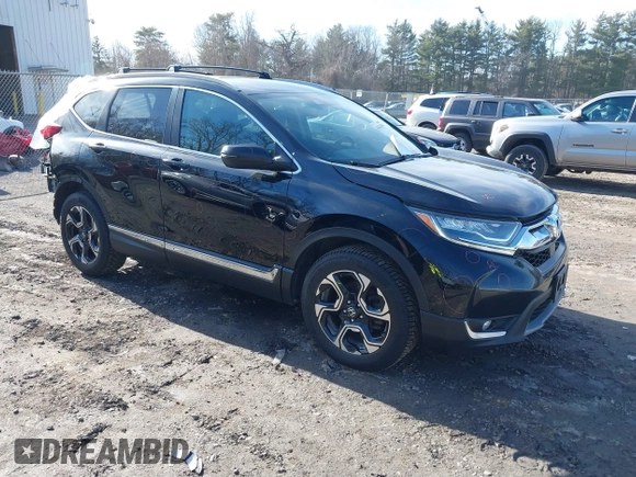 2019 Honda CR-V Touring with VIN 2HKRW2H95KH631787, listed as a IAAI auction lot 41844394 with 262,398 mi miles. Bid and sale history available at carsss.com. Image 1.