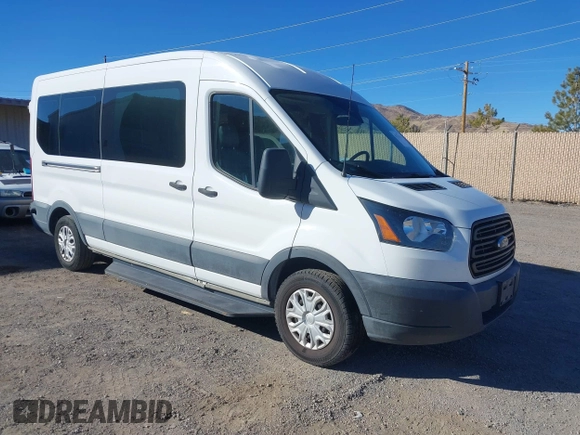 2019 Ford Transit with VIN 1FTYE2CM8KKB72492, listed as a IAAI auction lot 41371136 with 111,915 mi miles and . Bid and sale history available at DreamBid. Image 1.
