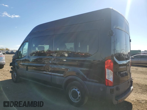 2017 Ford Transit Passenger XL with VIN 1FBZX2XM2HKA13893, listed as a Copart auction lot 76012984 with 92,823 mi miles and Salvage Title. Bid and sale history available at DreamBid. Image 2.