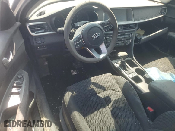 2019 Kia Optima LX with VIN 5XXGT4L3XKG300293, listed as a Copart auction lot 57469874 with 87,824 mi miles and Salvage title. Bid and sale history available at DreamBid. Image 8.
