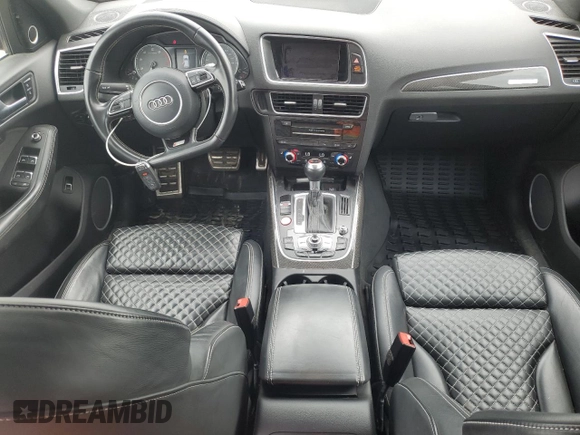 2016 Audi SQ5 Premium Plus with VIN WA1CCAFP3GA123594, listed as a Copart auction lot 57435495 with 149,996 mi miles and Salvage title. Bid and sale history available at DreamBid. Image 8.