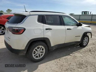 2021 Jeep Compass Sport z VIN 3C4NJCAB0MT553051, wystawiony jako Copart lot #56959425 z przebiegiem 37 753 mil mil oraz Szkoda całkowita • Salvage title. Historia ofert i sprzedaży dostępna na DreamBid. Obrazek 3.