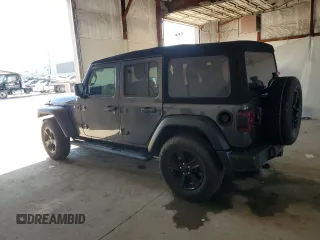 2021 Jeep Wrangler Unlimited Sport S with VIN 1C4HJXDG3MW544043, listed as a Copart auction lot 56559015 with 84,344 mi miles and Salvage title. Bid and sale history available at DreamBid. Image 2.