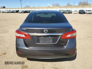 2014 Nissan Sentra SV with VIN 1N4AB7AP3EN855147, listed as a Copart auction lot 49116175 with 153,345 mi miles and Salvage Title. Bid and sale history available at DreamBid. Image 6.