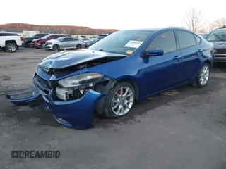 2013 Dodge Dart SXT with VIN 1C3CDFBA0DD309691, listed as a IAAI auction lot 41066024 with 124,852 mi miles. Bid and sale history available at carsss.com. Image 17.