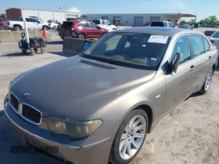 2003 BMW 7 Series 745Li with VIN WBAGN63493DR14954, listed as a IAAI auction lot 42219740 with 98,342 mi miles and . Bid and sale history available at carsss.com. Image 6.