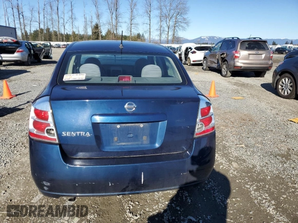 2008 Nissan Sentra S with VIN 3N1AB61E48L681504, listed as a Copart auction lot 44965545 with 121,332 mi miles and Salvage Title. Bid and sale history available at DreamBid. Image 6.