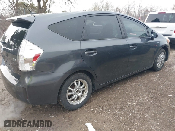 2012 Toyota Prius Two with VIN JTDZN3EU0C3041284, listed as a IAAI auction lot 42095547 with 185,725 mi miles and . Bid and sale history available at DreamBid. Image 4.