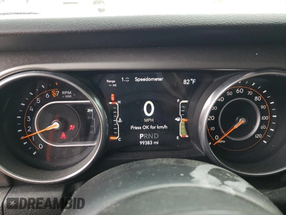 2018 Jeep Wrangler Unlimited Sport с VIN 1C4HJXDG5JW176850, выставлен на аукционе Copart как лот 59404825 с пробегом 99 383 миль миль и Списание • Salvage title. История ставок и продаж доступна на DreamBid. Изображение 9.