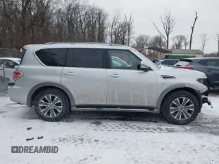 2019 Nissan Armada Platinum with VIN JN8AY2ND2K9091621, listed as a IAAI auction lot 41363782 with 159,809 mi miles. Bid and sale history available at carsss.com. Image 14.
