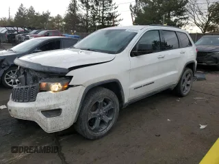 2018 Jeep Grand Cherokee Upland with VIN 1C4RJFAG4JC376431, listed as a Copart auction lot 45483845 with 81,824 mi miles and Salvage title. Bid and sale history available at DreamBid. Image 1.