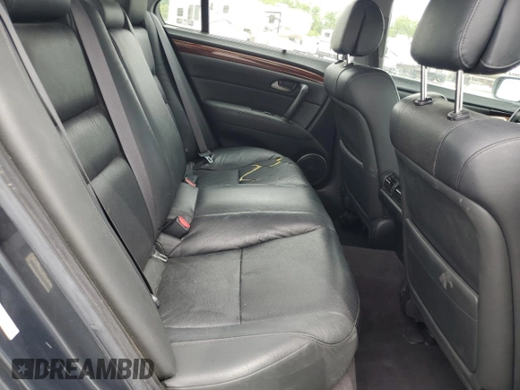 2006 Acura RL with VIN JH4KB16596C004369, listed as a Copart auction lot 54237425 with 191,708 mi miles and Salvage title. Bid and sale history available at DreamBid. Image 10.
