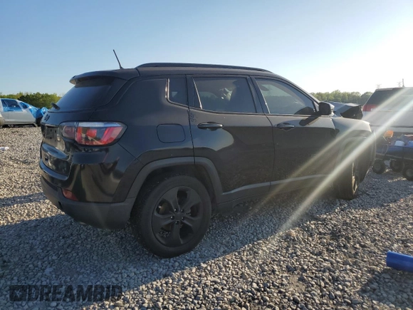 2018 Jeep Compass Altitude with VIN 3C4NJCBBXJT318361, listed as a Copart auction lot 51992595 with Not provided miles and Salvage title. Bid and sale history available at DreamBid. Image 3.
