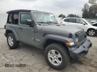 2020 Jeep Wrangler Sport S with VIN 1C4GJXAN8LW130902, listed as a Copart auction lot 53891425 with 64,858 mi miles and Salvage title. Bid and sale history available at DreamBid. Image 4.