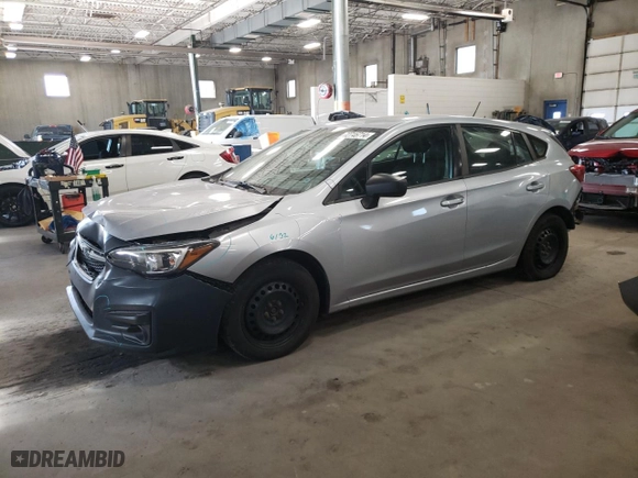 2018 Subaru Impreza with VIN 4S3GTAA67J1714699, listed as a Copart auction lot 72746714 with 73,165 mi miles and Salvage Title. Bid and sale history available at carsss.com. Image 1.