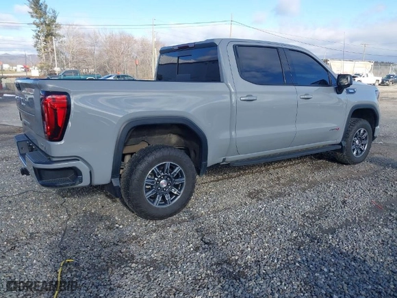 2024 GMC Sierra 1500 AT4 with VIN 3GTUUEE87RG203297, listed as a IAAI auction lot 41719587 with 21,178 mi miles. Bid and sale history available at carsss.com. Image 4.
