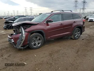 2017 Toyota Highlander Hybrid Limited with VIN 5TDDGRFH6HS032670, listed as a Copart auction lot 54097545 with 97,276 mi miles and Salvage title. Bid and sale history available at DreamBid. Image 1.