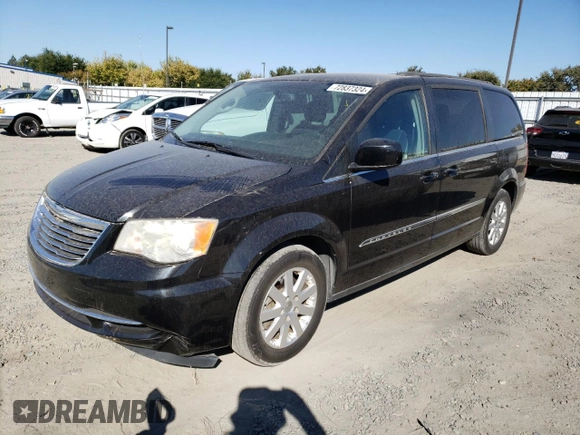 2014 Chrysler Town & Country Touring with VIN 2C4RC1BG9ER438074, listed as a Copart auction lot 72837324 with 93,200 mi miles and Clean Title. Bid and sale history available at DreamBid. Image 1.