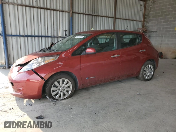 2015 Nissan LEAF SV with VIN 1N4AZ0CP0FC314196, listed as a Copart auction lot 63726803 with 78,416 mi miles. Bid and sale history available at carsss.com. Image 1.